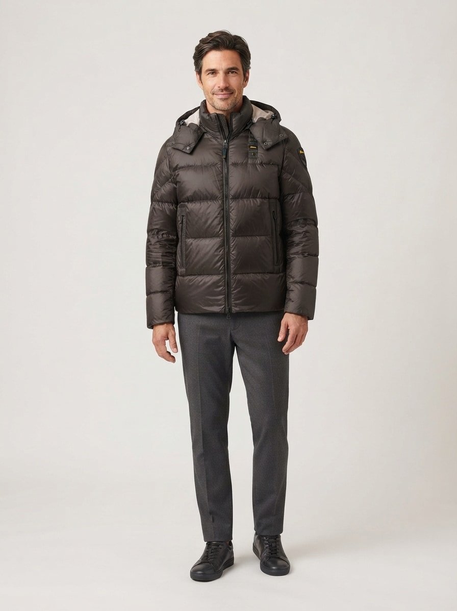 Steppjacke Kiernan, Nylon wasserabweisend, dunkeloliv