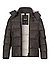 Steppjacke Kiernan, Nylon wasserabweisend, dunkeloliv - dunkeloliv