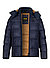 Steppjacke Kiernan, Nylon wasserabweisend, dunkelblau - dunkelblau