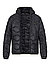 Daunenjacke Wave, Nylon, schwarz - schwarz