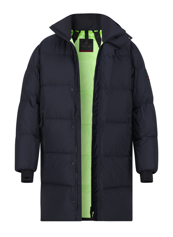 Daunenparka Walt 4-D, Mikrofaser wasserabweisend, navy