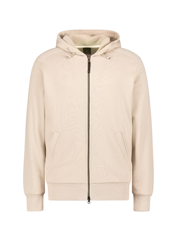 Sweatjacke, Baumwolle, sand