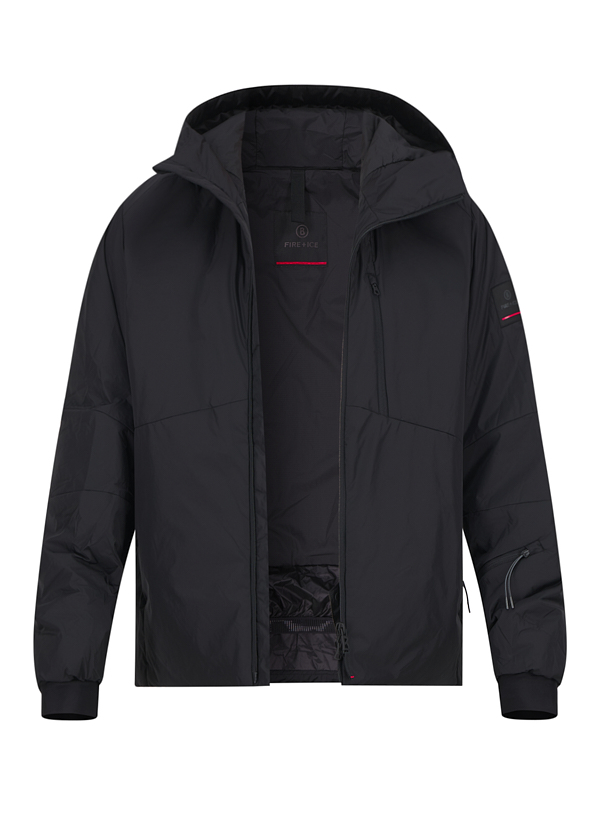 Skijacke Yago, Nylon wasserabweisend, schwarz