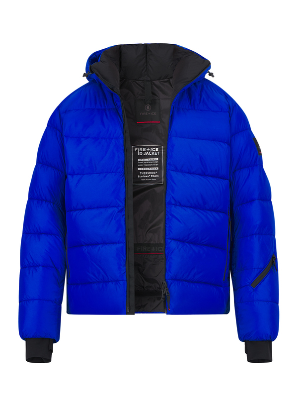 Skijacke Luka-3, Mikrofaser wasserabweisend, blau