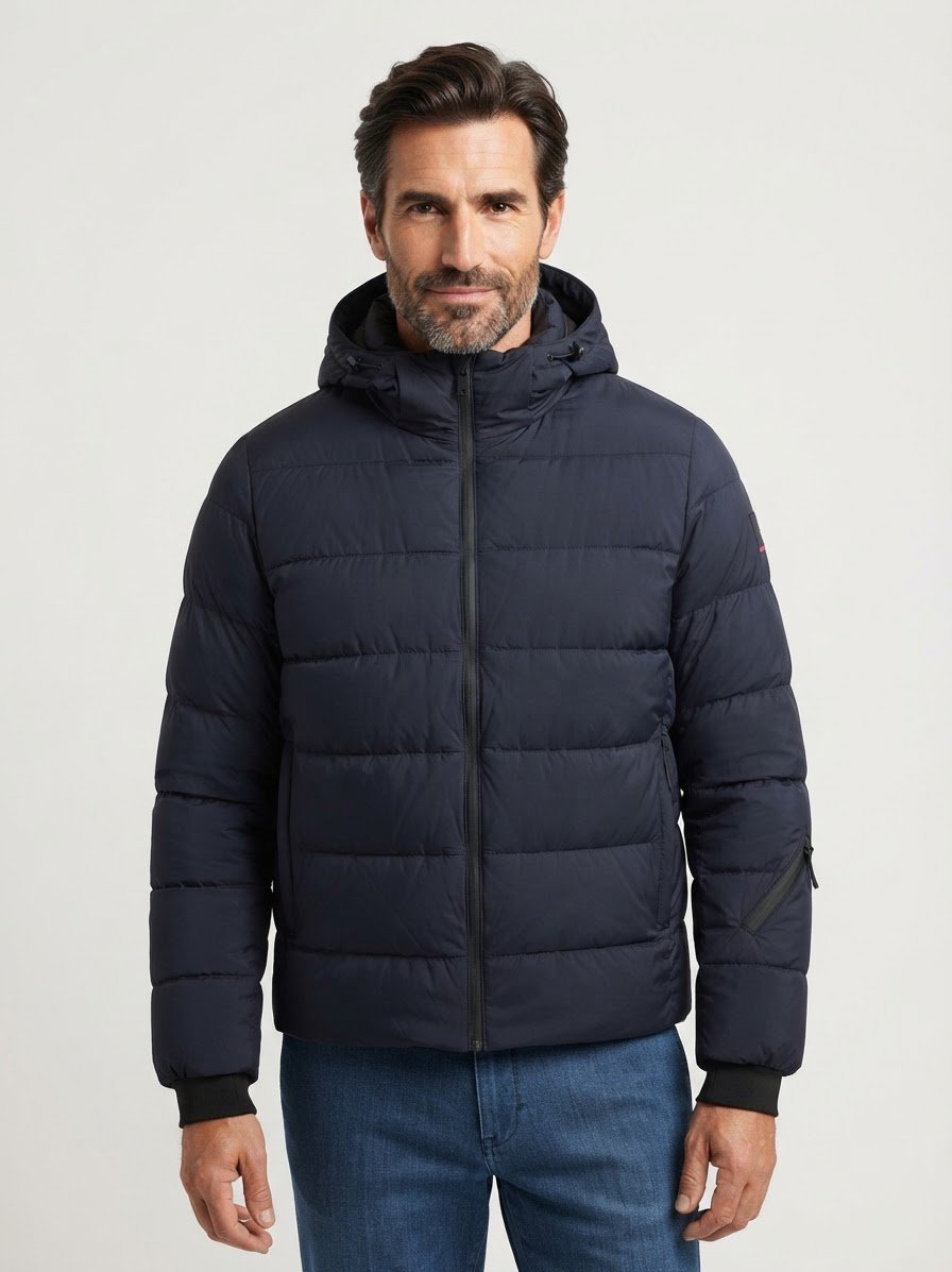 Skijacke Luka-3, Mikrofaser wasserabweisend, navy
