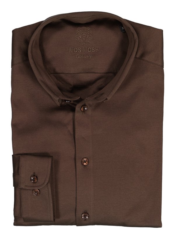 MOS MOSH Gallery. Herren Hemd braun Jersey