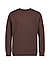 Sweatshirt, Scuba, dunkelbraun meliert - dunkelbraun