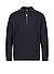Sweatshirt mit Polokragen, Scuba, navy - navy