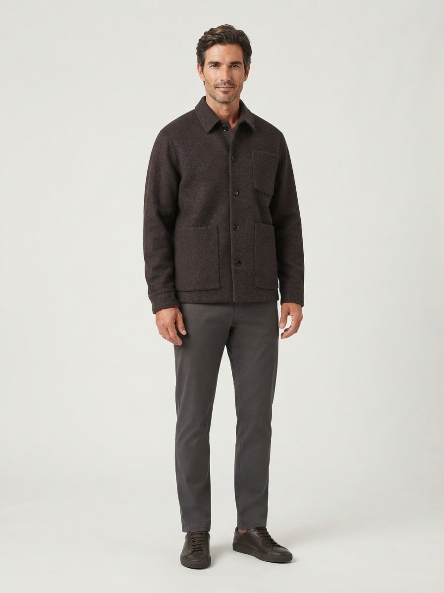 Jacke MMGWarren, Wolle ungefüttert, delicioso