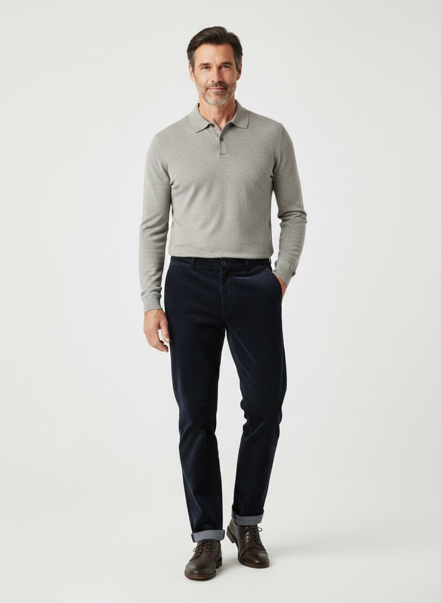 Hose MMGHunt, Regular Fit, Cord, navy