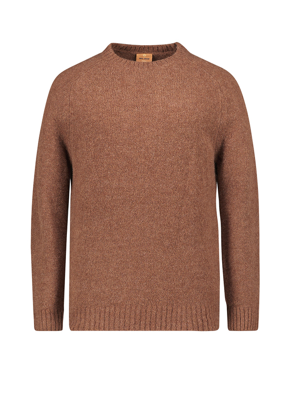 Pullover Carlos, Alpaka-Wolle, braun meliert