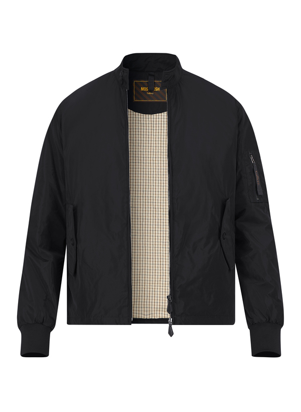 Overshirt MMGLesley Mikrofaser wattiert, schwarz