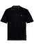 T-Shirt Taut, Baumwolle mercerisiert, schwarz - schwarz
