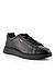 Sneaker Bulton, Leder, schwarz - schwarz