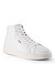 High Top Sneaker Neston, Material-Mix, weiß - weiß