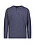 Longsleeve Atchison, Baumwolle, indigo meliert - indigo (4136)