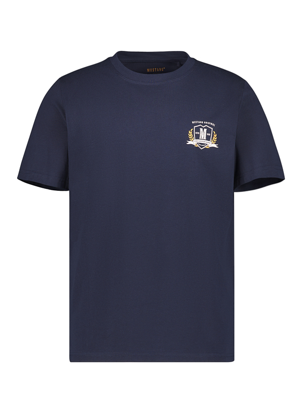 T-Shirt, Baumwolle, navy