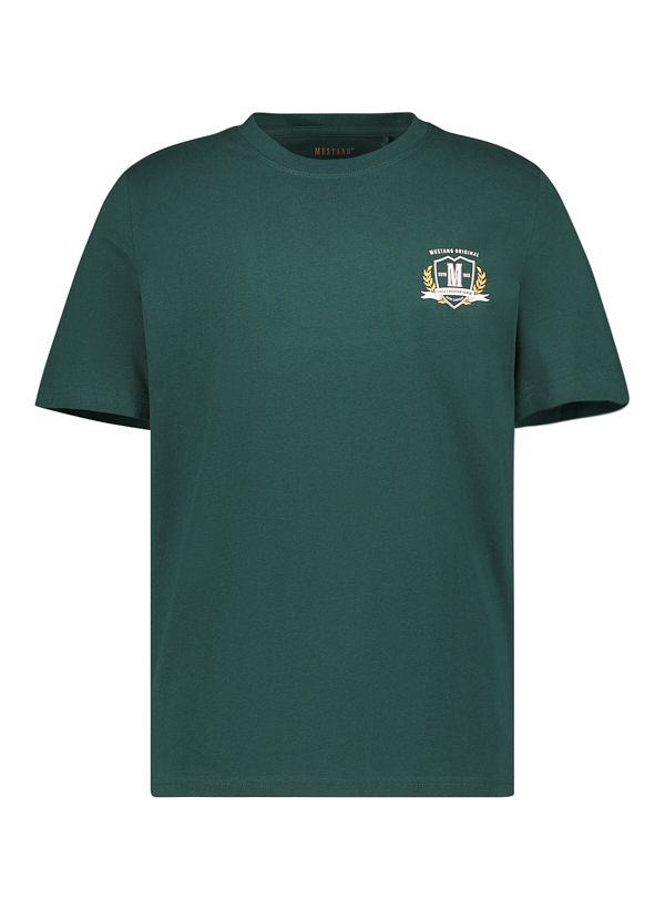 T-Shirt, Baumwolle, dunkelgrün