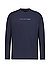 Longsleeve Asheville, Baumwolle, navy - navy