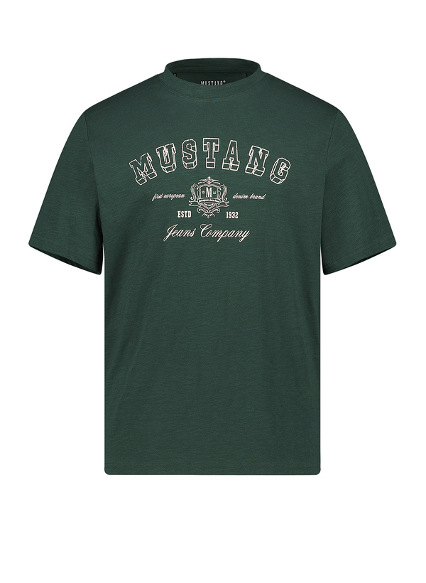 T-Shirt Austin, Baumwolle, pinegrove meliert