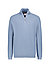 Pullover Everett, Baumwolle, blau strukturiert - blau