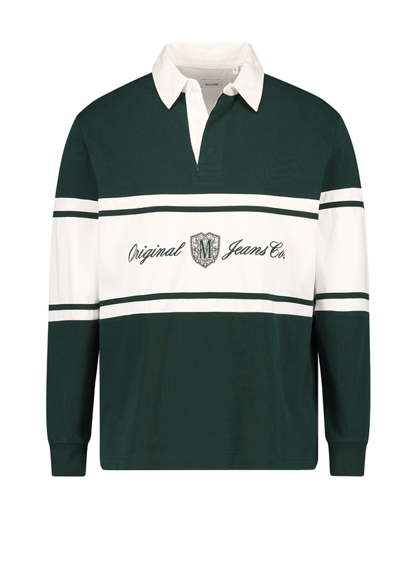 Polo-Shirt Portis, Baumwoll-Jersey, pine grove