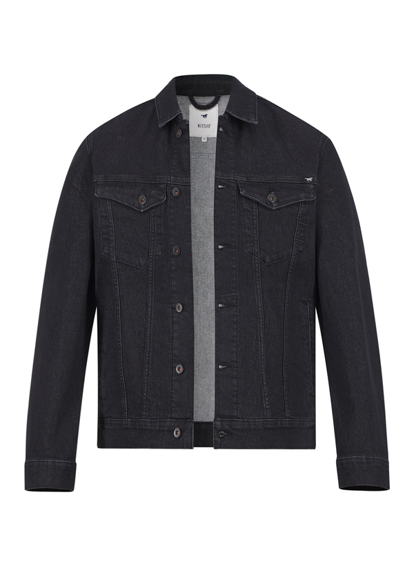 Jeansjacke Dallas, Baumwolle, schwarz