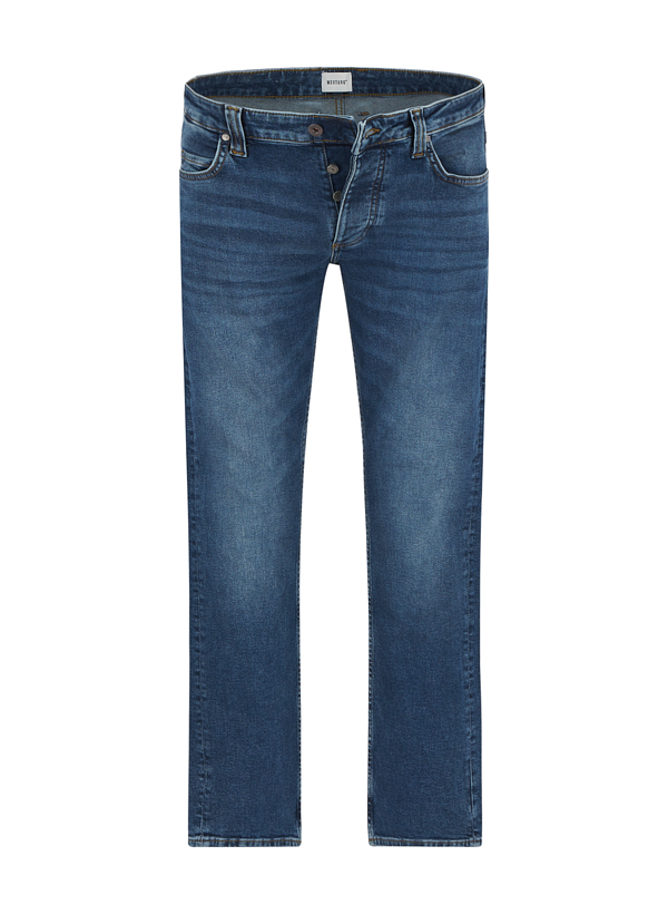 Jeans Michigan, Straight, Baumwoll-Stretch, blau