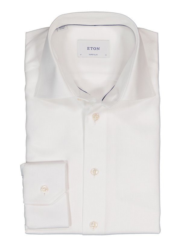Hemd, Super Slim, Twill, Kent, weiß