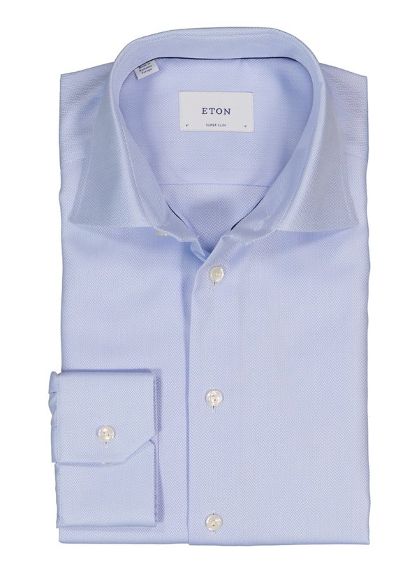 Hemd, Super Slim, Twill, Kent, hellblau