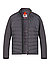 Daunenjacke, Mikrofaser wasserabweisend, grau - grau