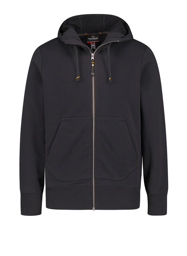 Sweatjacke Charlie Easy, Baumwolle-Fleece, schwarz
