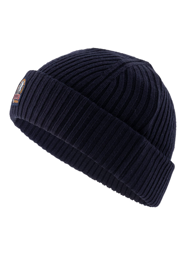 Strickmütze, Lammwolle, navy