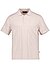 Polo-Shirt, Baumwoll-Strick, lightalmond strukturiert - lightalmond