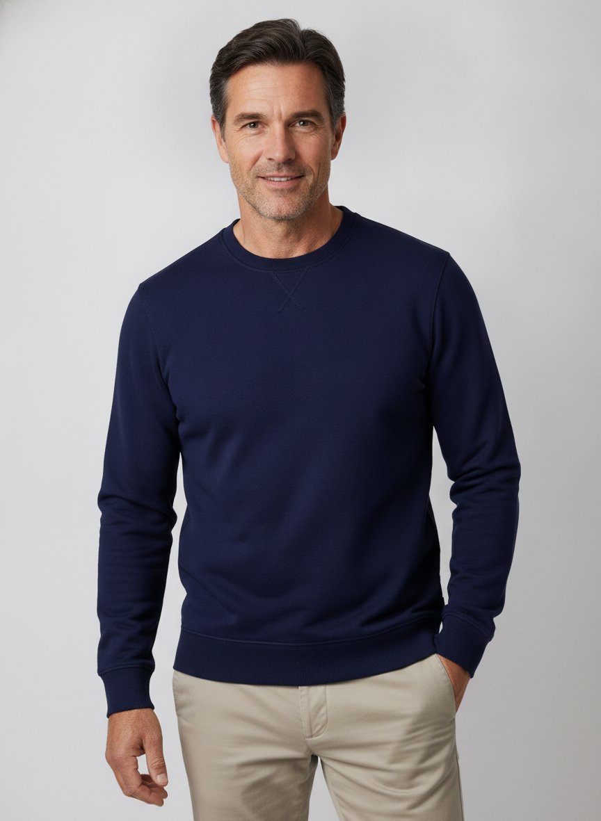 Longsleeve, Baumwolle, dunkelblau