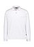 Polo-Shirt, mercerisierte Baumwolle, weiß - weiß