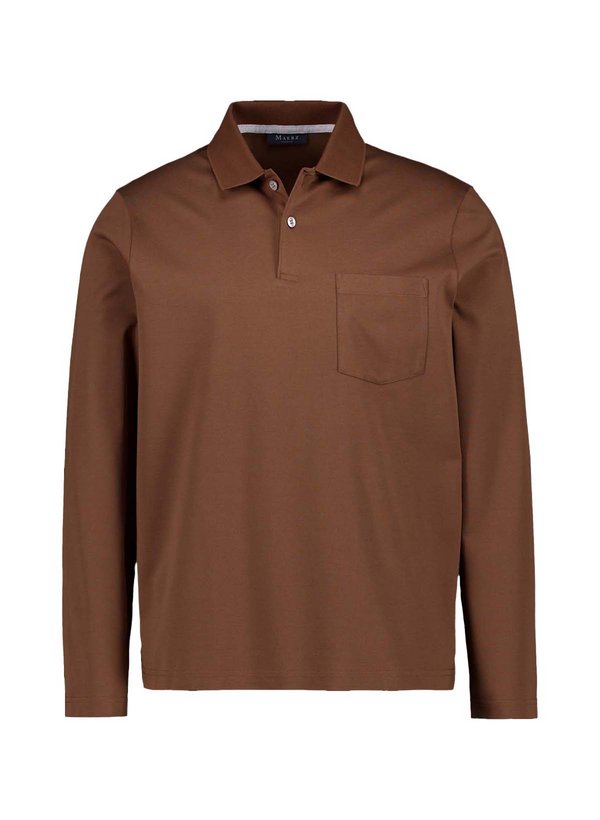 Polo-Shirt, mercerisierte Baumwolle, nougat