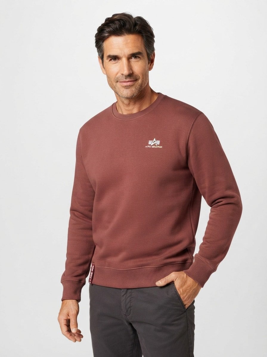 Sweatshirt, Baumwolle, braun