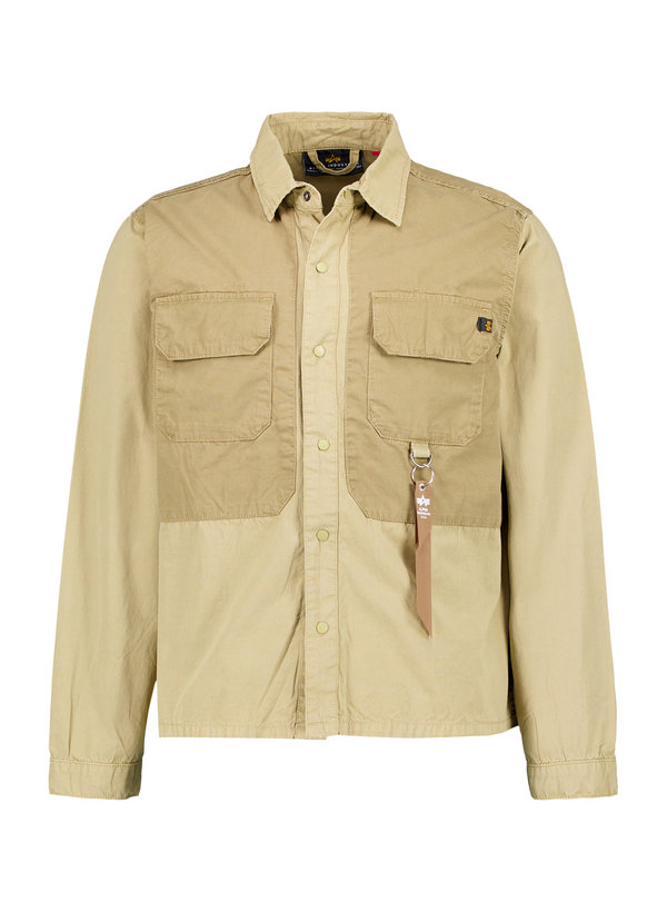 ALPHA INDUSTRIES Herren Overshirt beige