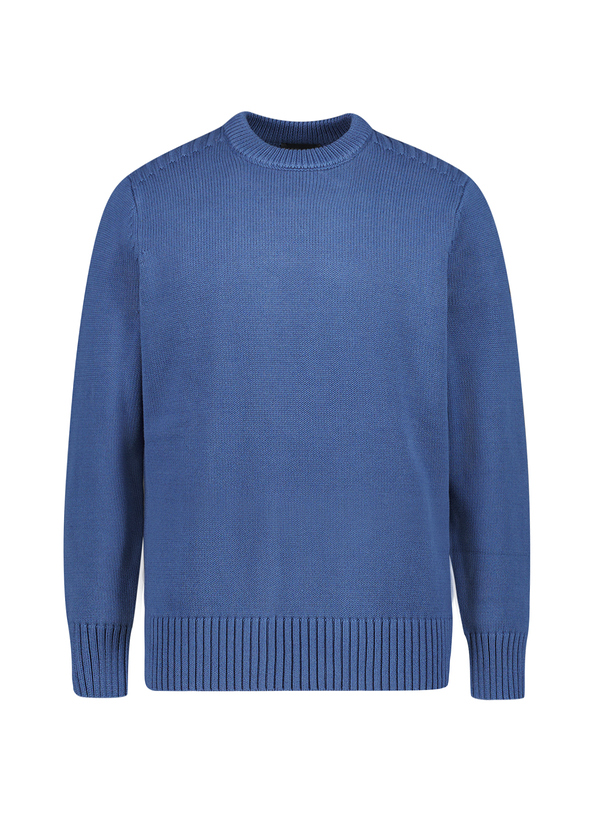 Pullover, Baumwolle, blau