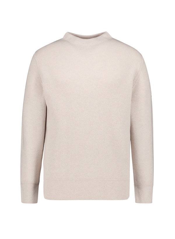 Pullover, Woll-Mischung, ecru strukturiert