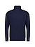 Rollkragen-Pullover, Wolle, dunkelblau meliert - dunkelblau