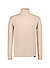 Rollkragen-Pullover, Wolle, ecru meliert - ercu