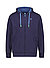 Sweatjacke, Baumwolle, navy - navy