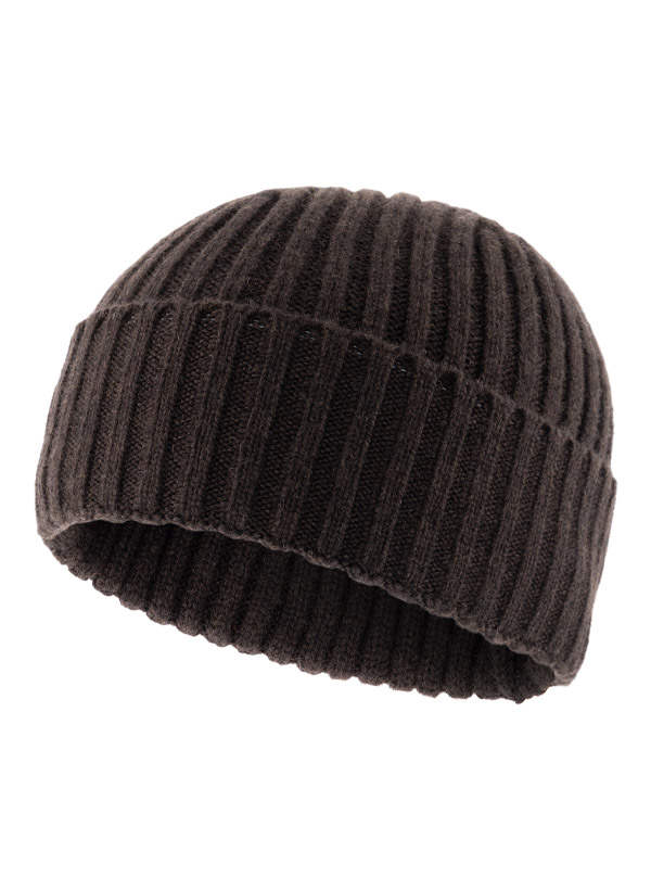 Strickmütze, Reines Kaschmir, braun