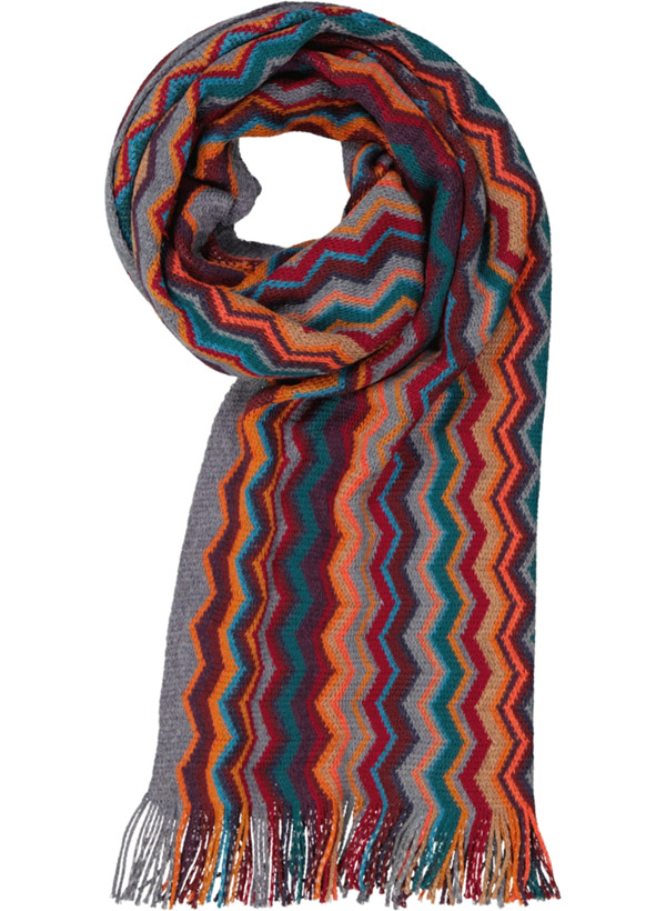 Raschelschal, Schurwolle, multicolor