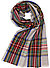 Schal Tartine, Kaschmir-Wolle, greige-multicolor kariert - multicolor