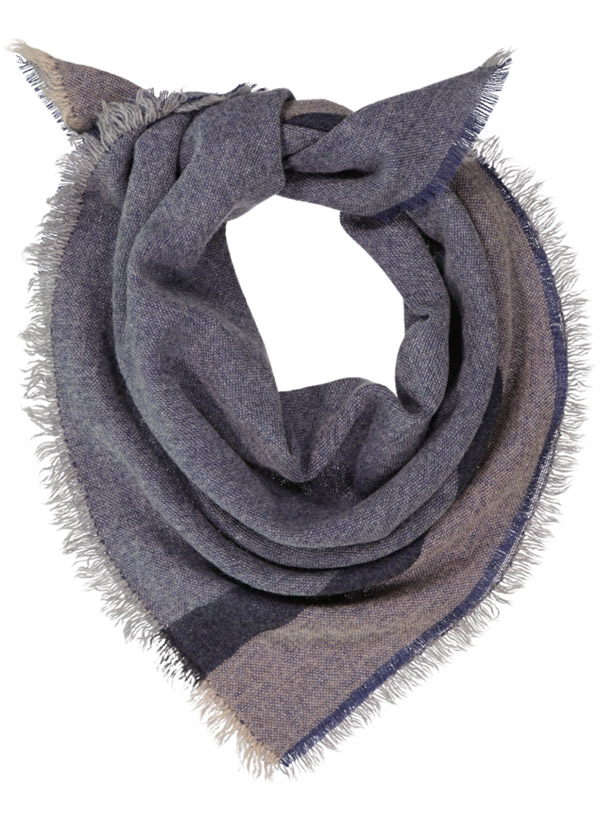 Bandana Jolie, Kaschmir-Wolle, dunkelblau