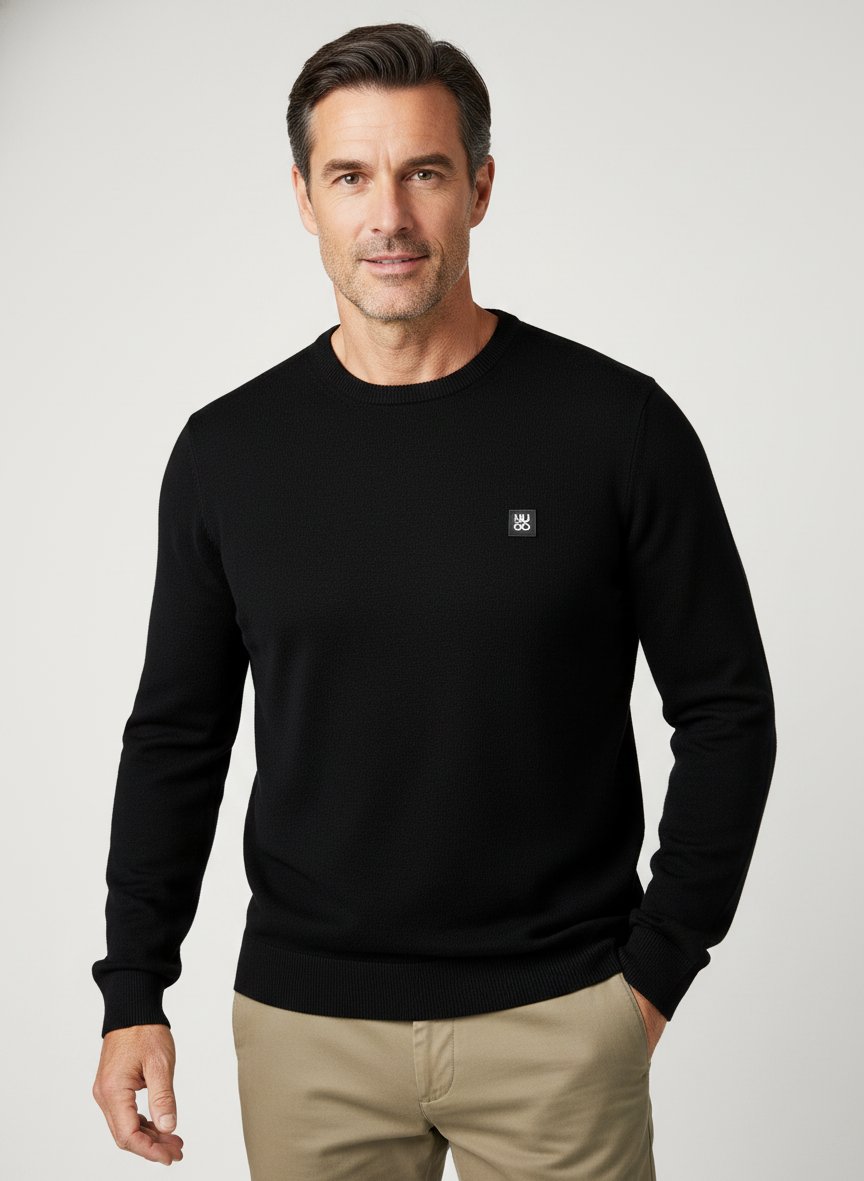 Pullover Setallo, Viskose, schwarz