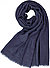 Schal, Schurwoll-Mix, navy - navy